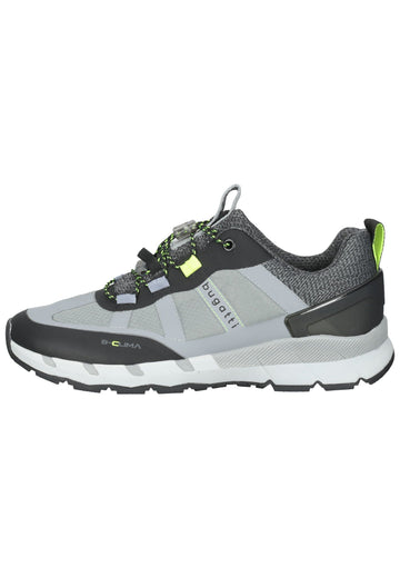 Bugatti Halbschuhe Lederimitat Grau - surf4shoes