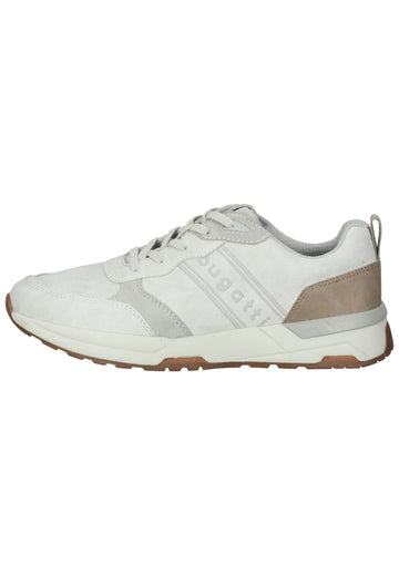 Bugatti Halbschuhe Lederimitat Hellgrau - surf4shoes