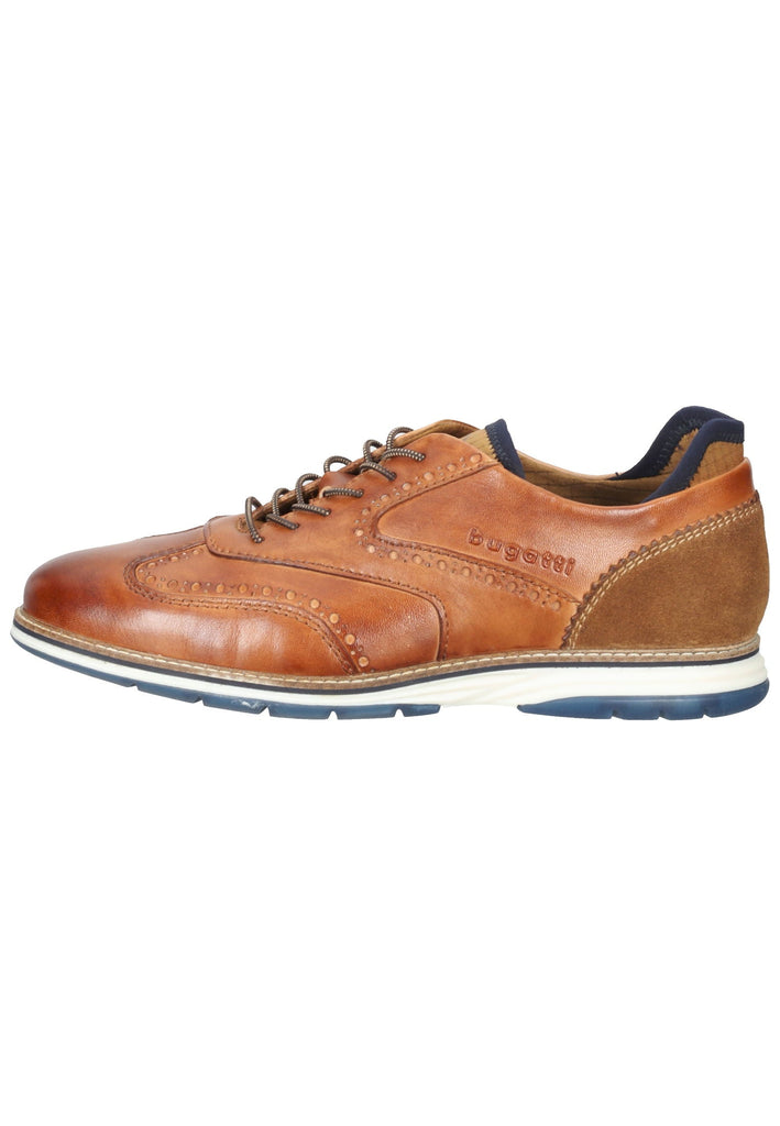 Bugatti Halbschuhe Leder Braun - surf4shoes