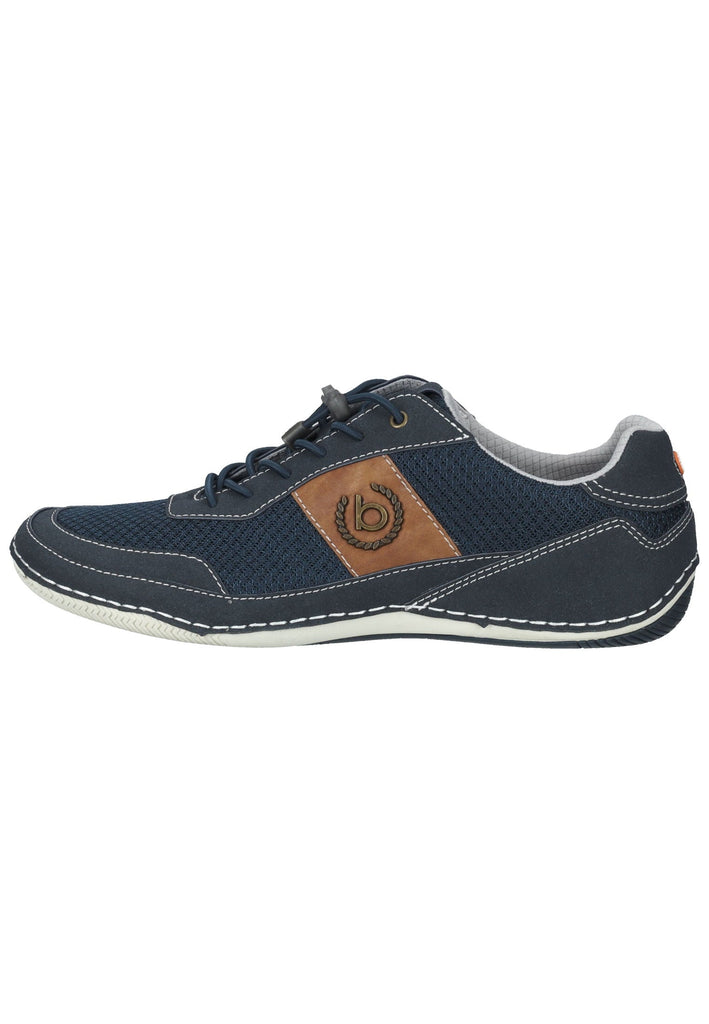 Bugatti Halbschuhe Lederimitat/Textil Dunkelblau - surf4shoes