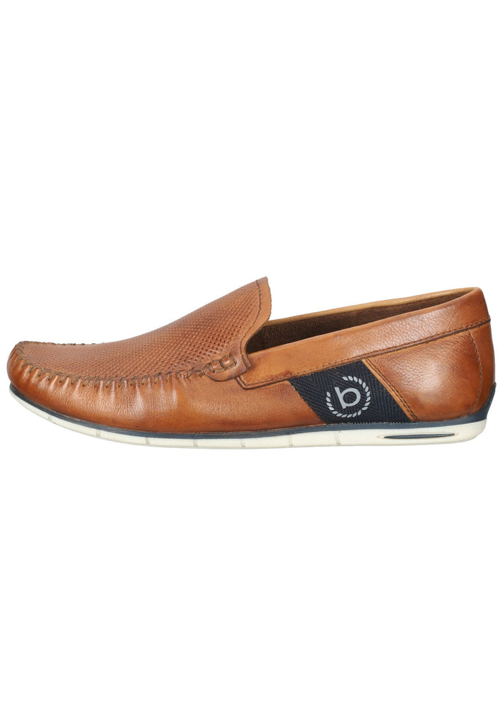 Bugatti Slipper Nappaleder Cognac - surf4shoes