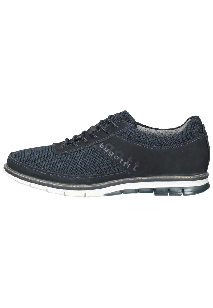 Bugatti Halbschuhe Leder/Textil Dunkelblau - surf4shoes