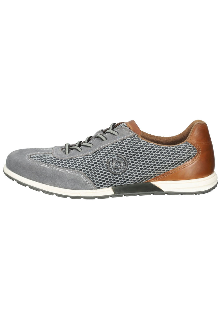 Bugatti Sneaker Veloursleder/Textil Grau/Braun - surf4shoes