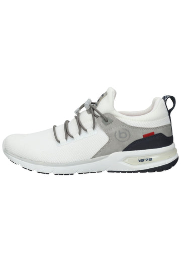 Bugatti Sneaker Textil Weiß/Grau - surf4shoes