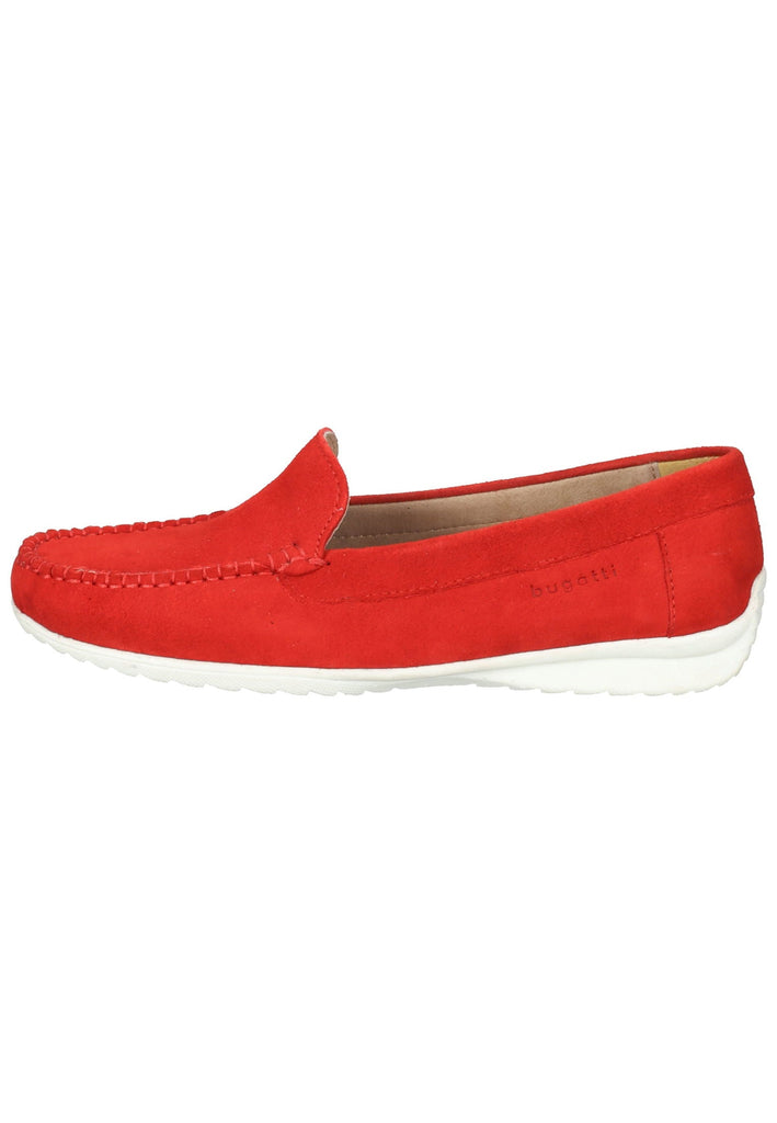 Bugatti Slipper Veloursleder Rot - surf4shoes