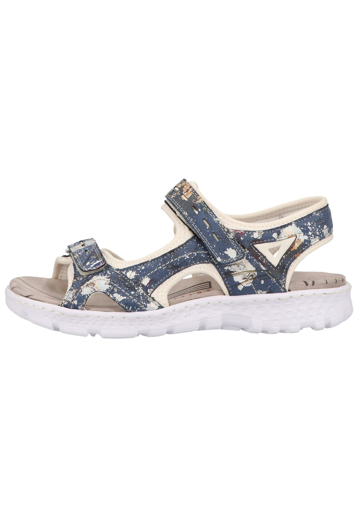 Rieker Sandalen Lederimitat Jeans - surf4shoes