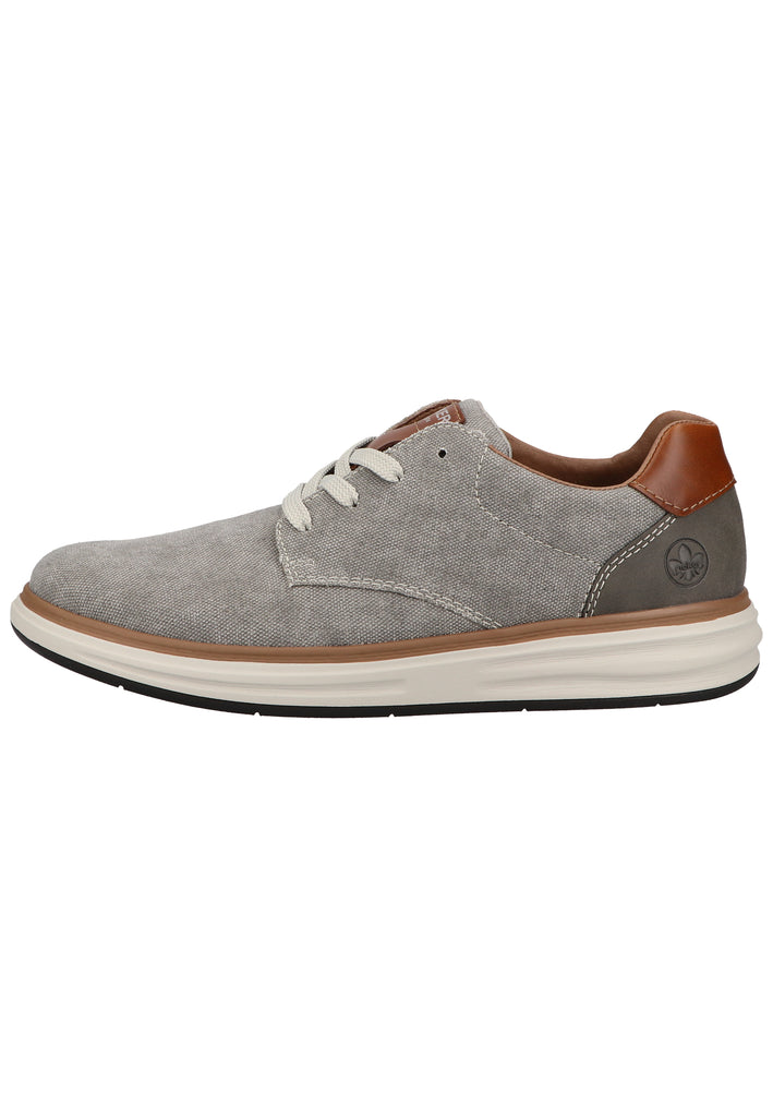 Rieker Sneaker Lederimitat/Textil Grau - surf4shoes