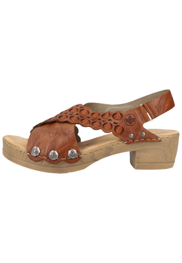 Rieker Sandalen Leder Cuoio - surf4shoes