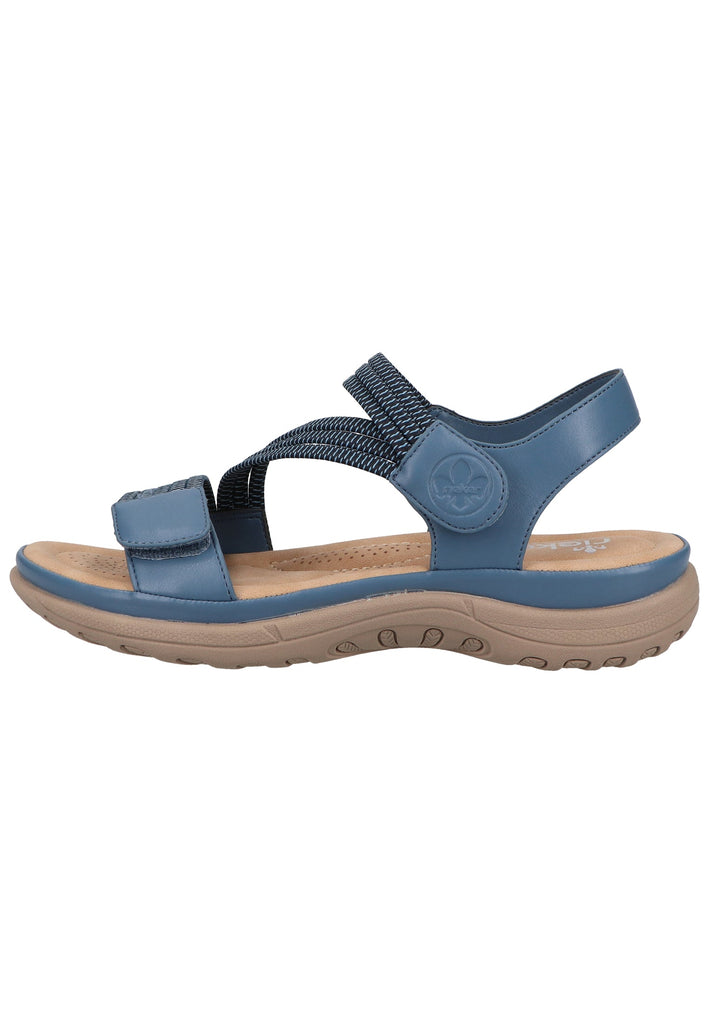 Rieker Sandalen Lederimitat/Textil Royal - surf4shoes