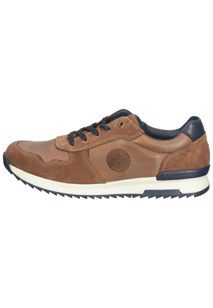 Rieker Sneaker Leder Braun/Blau - surf4shoes