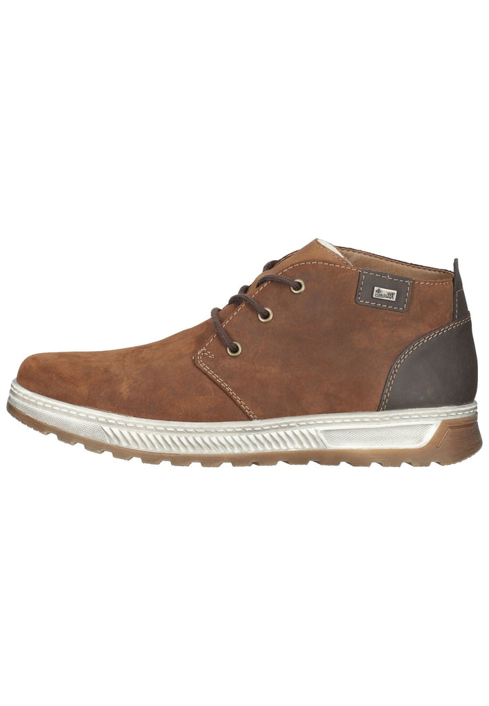 Rieker Stiefelette Leder Mittelbraun Warmfutter - surf4shoes