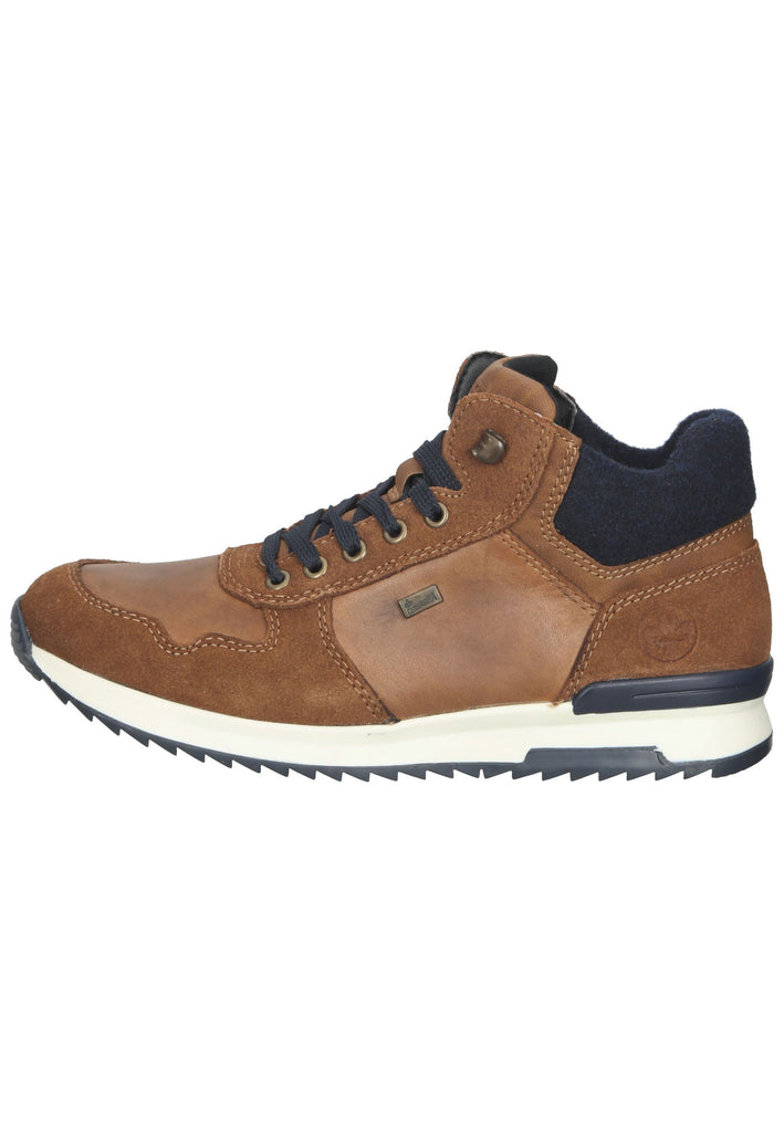 Rieker Sneaker Leder Braun/Blau - surf4shoes