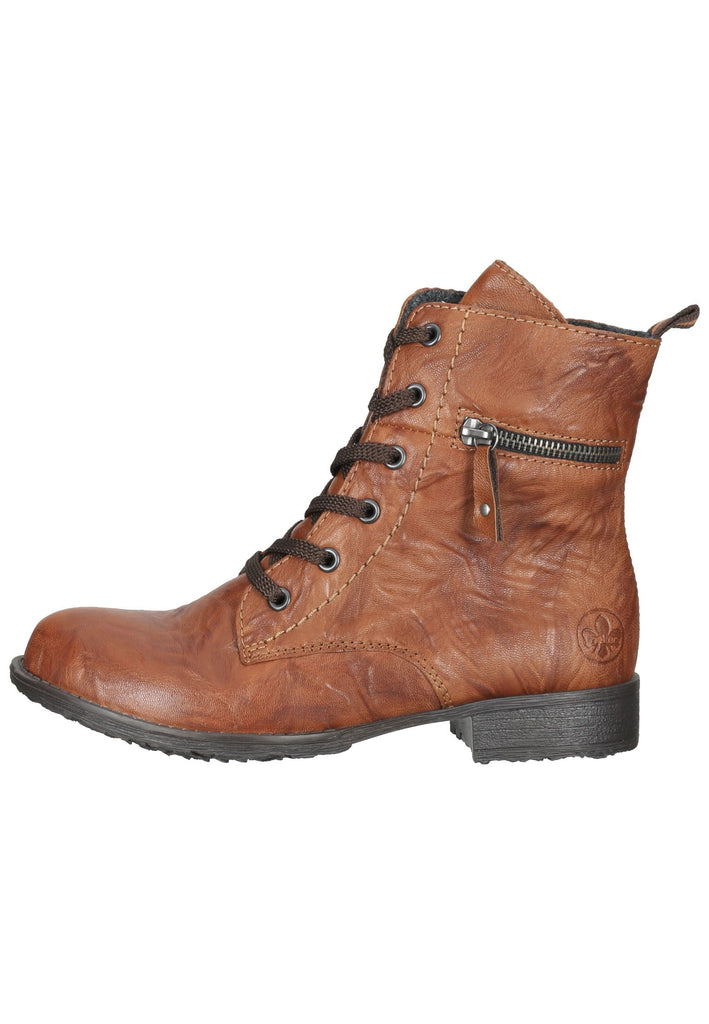 Rieker Stiefelette Leder Cuoio - surf4shoes