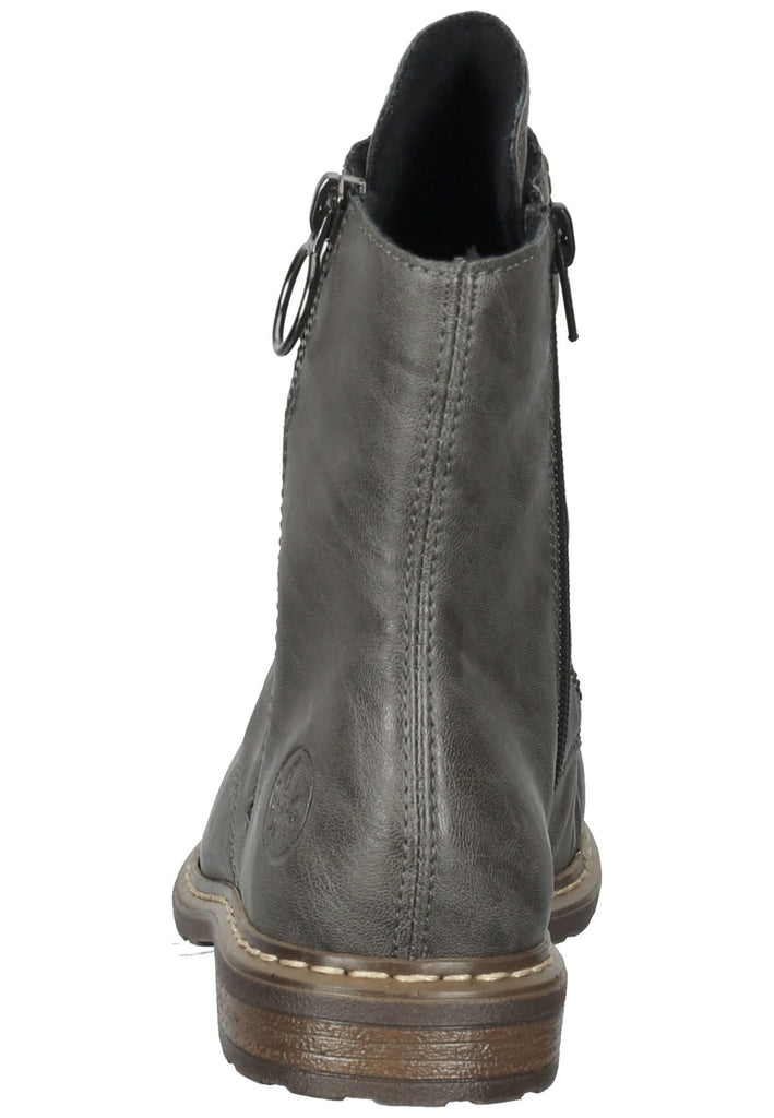 Rieker Stiefelette Lederimitat Smoke - surf4shoes