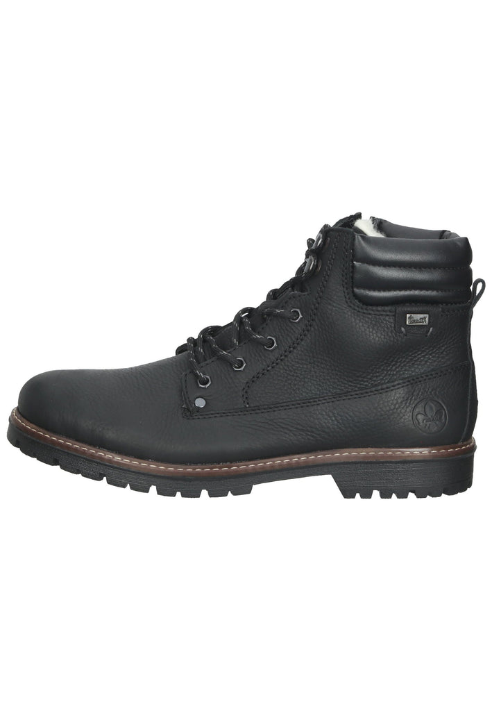 Rieker Stiefelette Leder Schwarz Warmfutter - surf4shoes