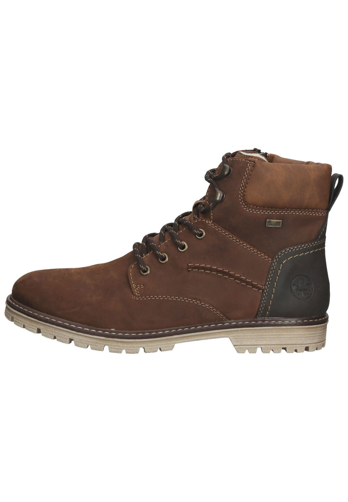 Rieker Stiefelette Leder Braun Warmfutter - surf4shoes