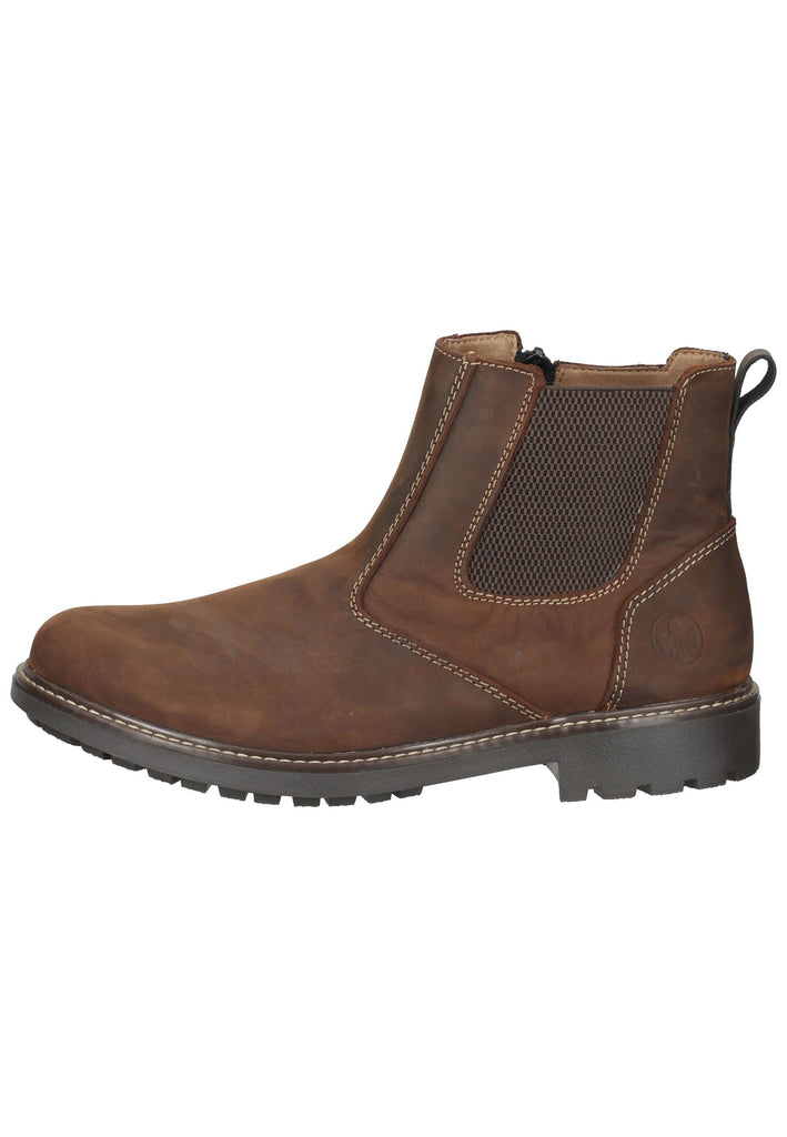 Rieker Stiefelette Leder Braun Warmfutter - surf4shoes
