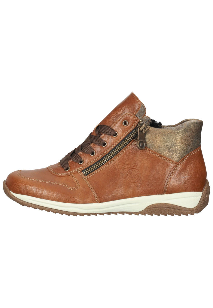 Rieker Stiefelette Lederimitat Cuoio - surf4shoes