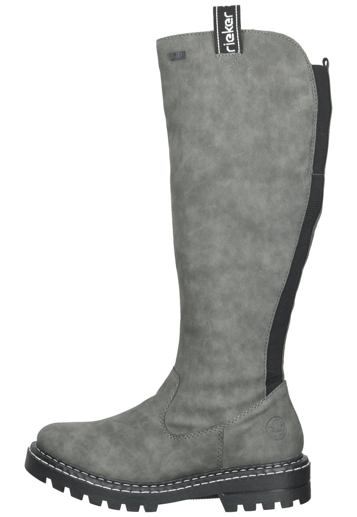 Rieker Stiefel Lederimitat Smoke Warmfutter - surf4shoes