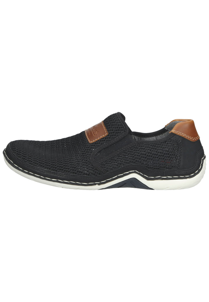 Rieker Slipper Synsoft Schwarz - surf4shoes