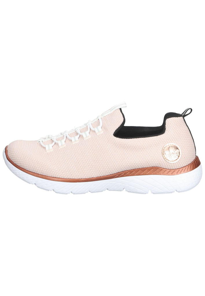 Rieker Sneaker Synthetik Rosa - surf4shoes