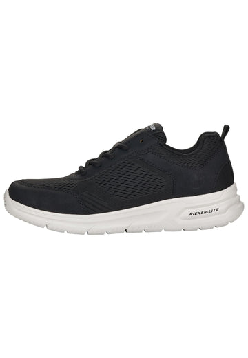 Rieker Sneaker Synthetik/Textil Schwarz - surf4shoes