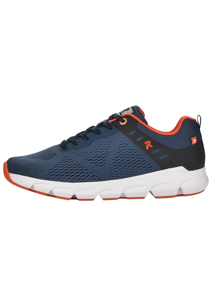 Rieker Sneaker Textil Blau/Orange - surf4shoes