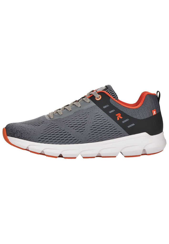 Rieker Sneaker Textil Grau/Orange - surf4shoes