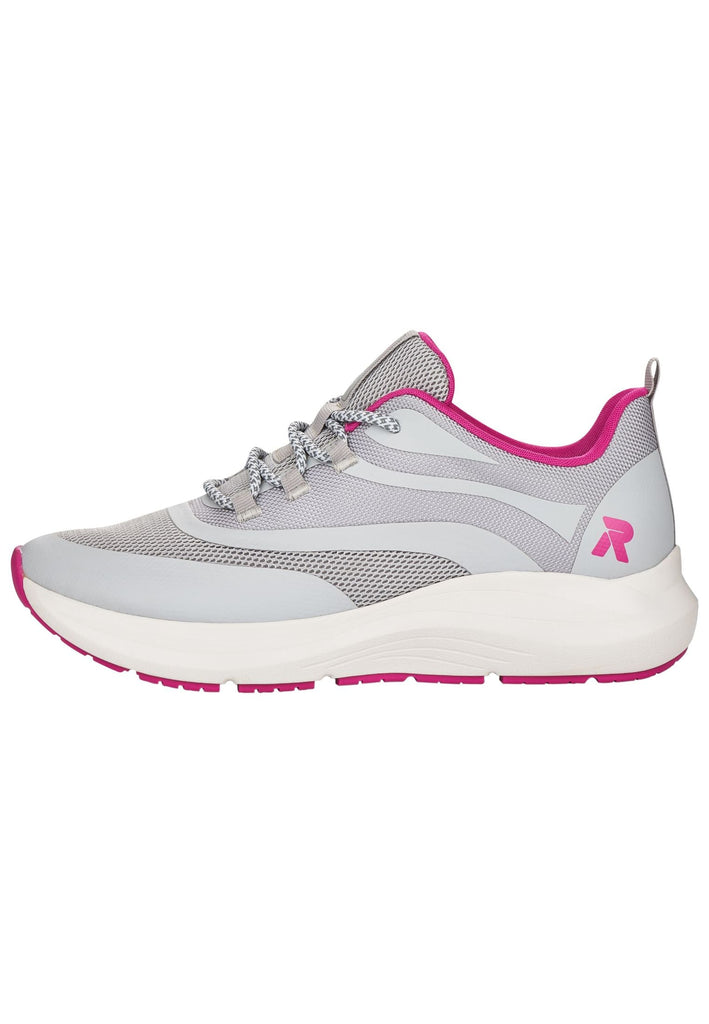 Rieker Sneaker Textil Grau/Rosa - surf4shoes