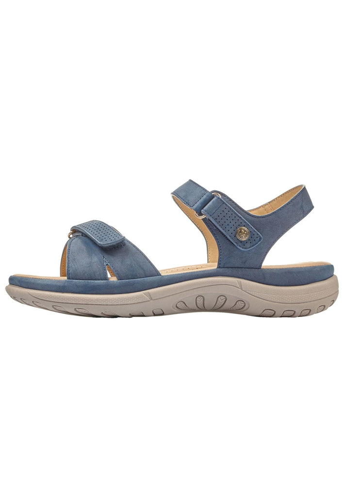 Rieker Sandalen Lederimitat Blau - surf4shoes