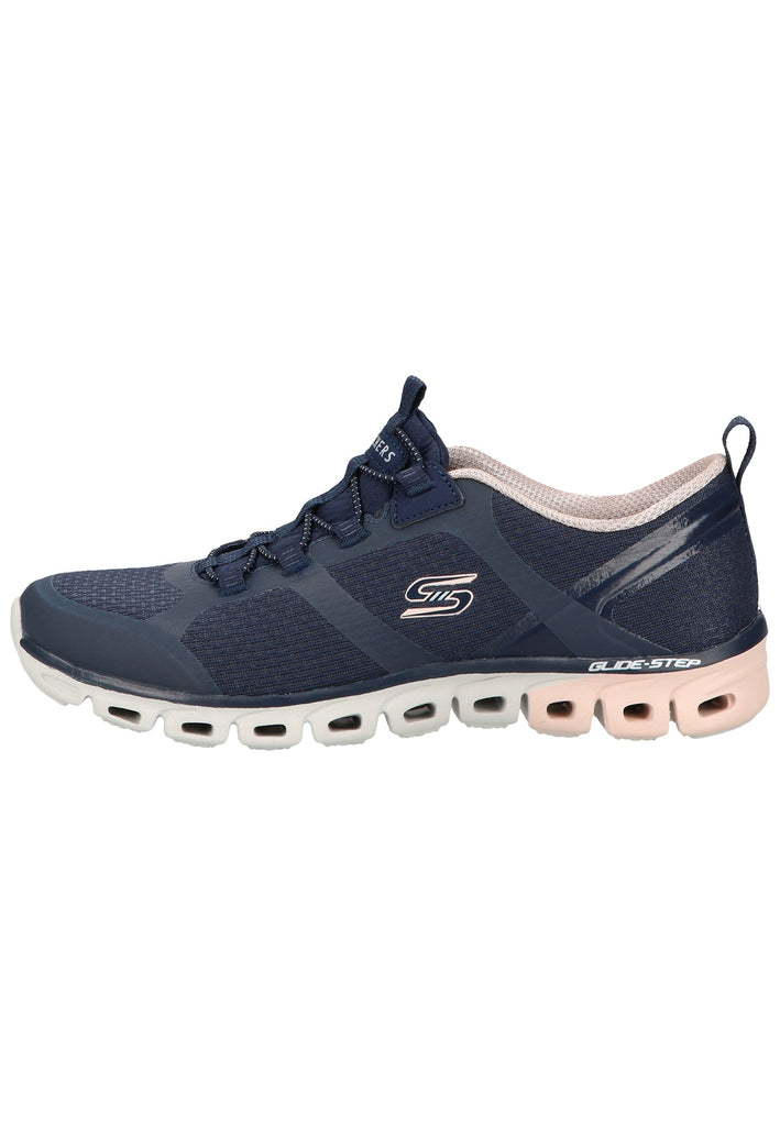 Skechers Sneaker Lederimitat/Textil Navy - surf4shoes
