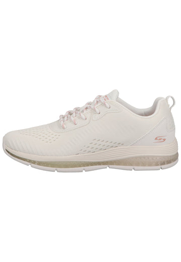Skechers Sneaker Lederimitat/Textil Weiß - surf4shoes