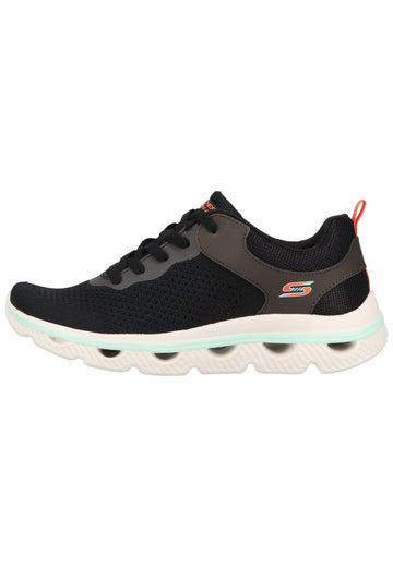 Skechers Sneaker Lederimitat/Mesh Schwarz - surf4shoes