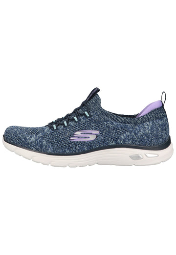 Skechers Sneaker Lederimitat/Textil Navy - surf4shoes