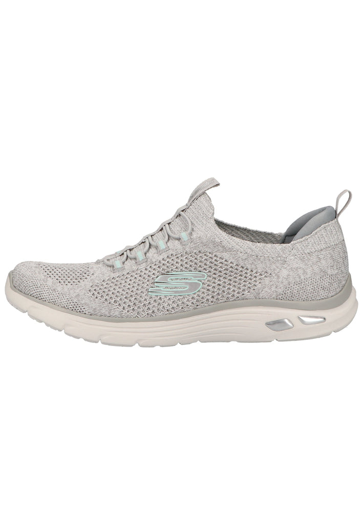Skechers Sneaker Lederimitat/Textil Grau - surf4shoes