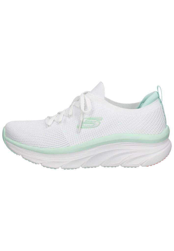 Skechers Sneaker Lederimitat/Mesh Weiß - surf4shoes