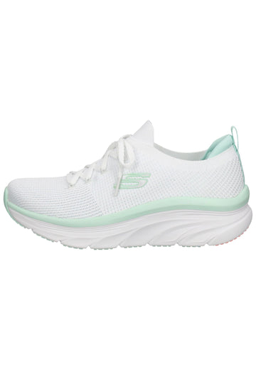 Skechers Sneaker Lederimitat/Mesh Weiß - surf4shoes