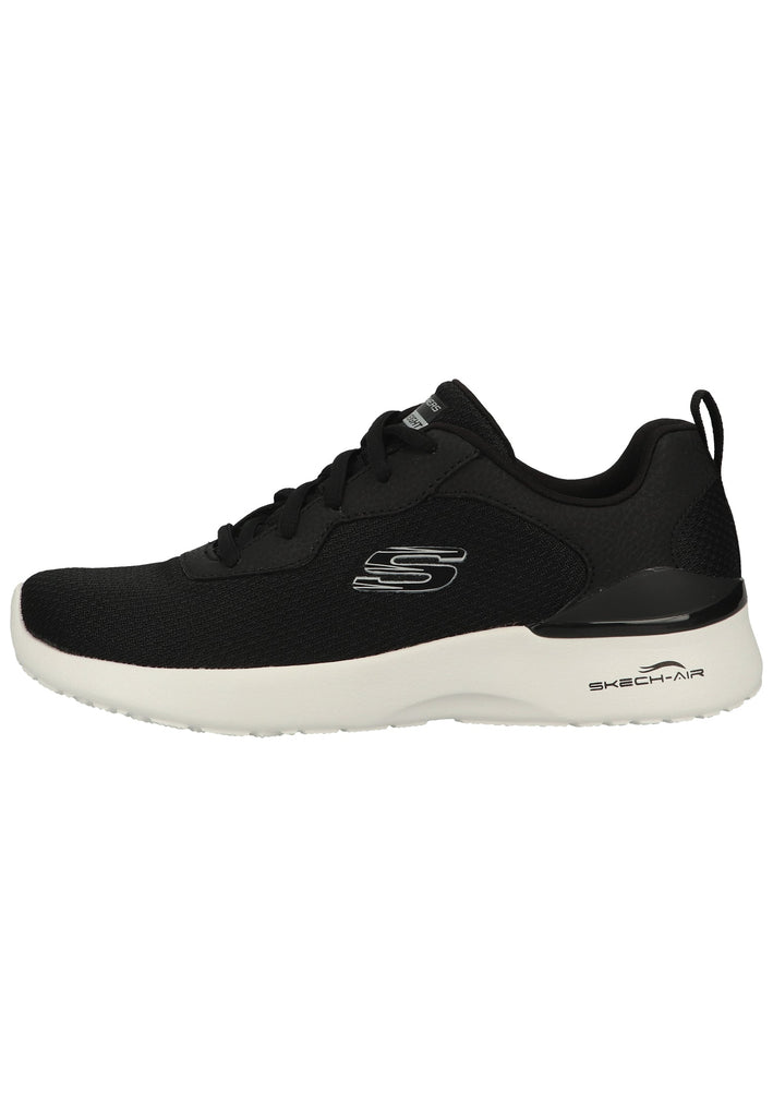 Skechers Sneaker Lederimitat/Mesh Schwarz - surf4shoes