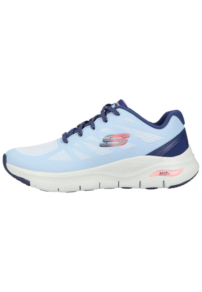 Skechers Sneaker Lederimitat/Textil Hellblau - surf4shoes