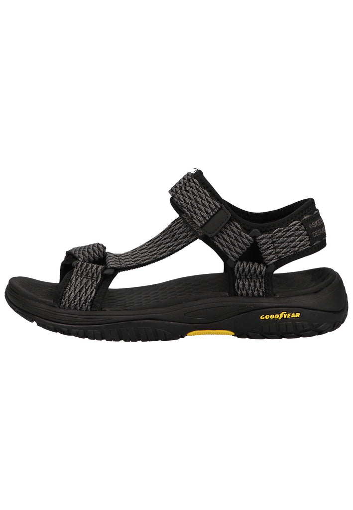 Skechers Wanderschuhe Textil Schwarz - surf4shoes