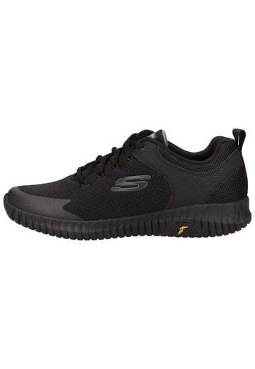 Skechers Sneaker Lederimitat/Textil Schwarz - surf4shoes