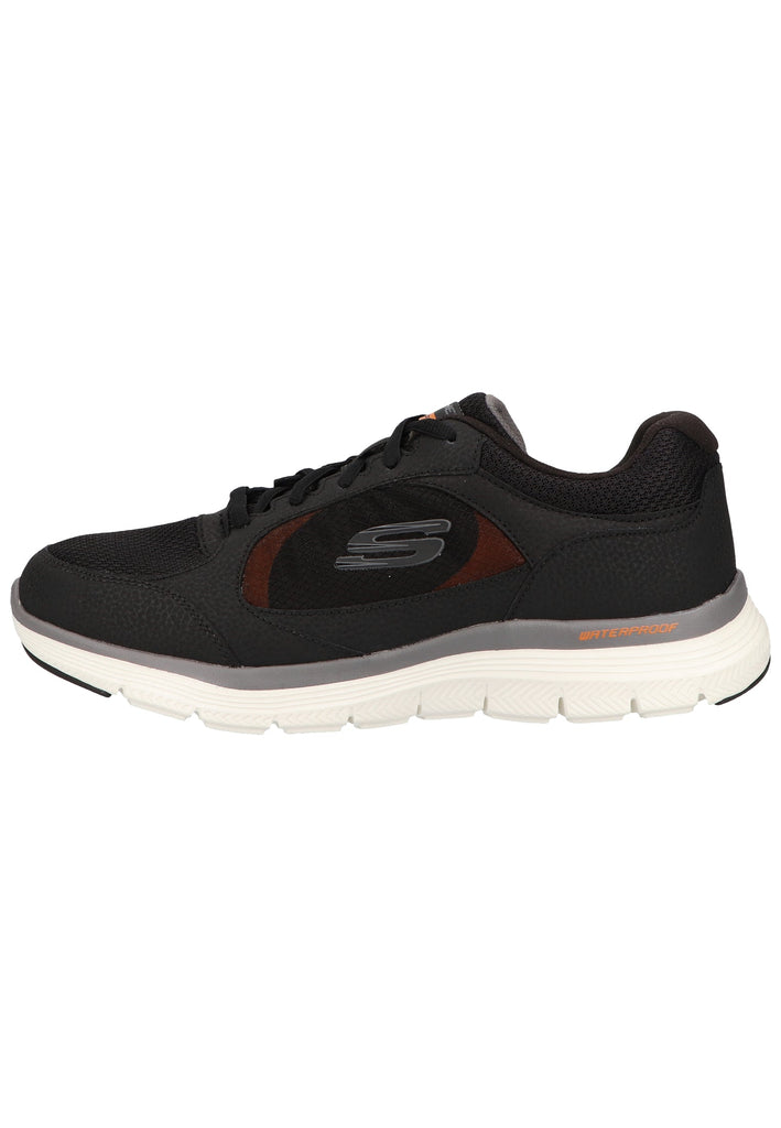 Skechers Sneaker Lederimitat/Mesh Schwarz - surf4shoes