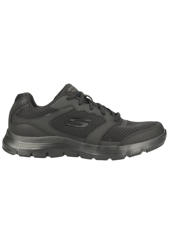 Skechers Sneaker Leder/Mesh Schwarz - surf4shoes