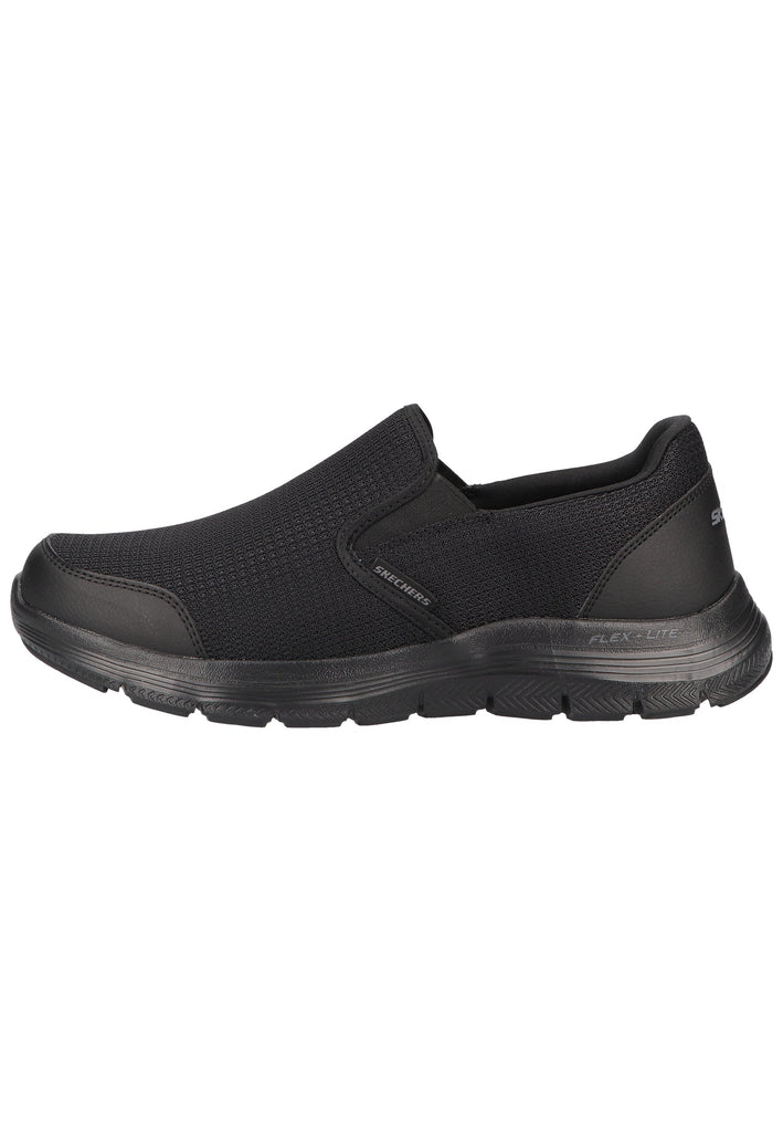 Skechers Slipper Lederimitat/Mesh Schwarz - surf4shoes