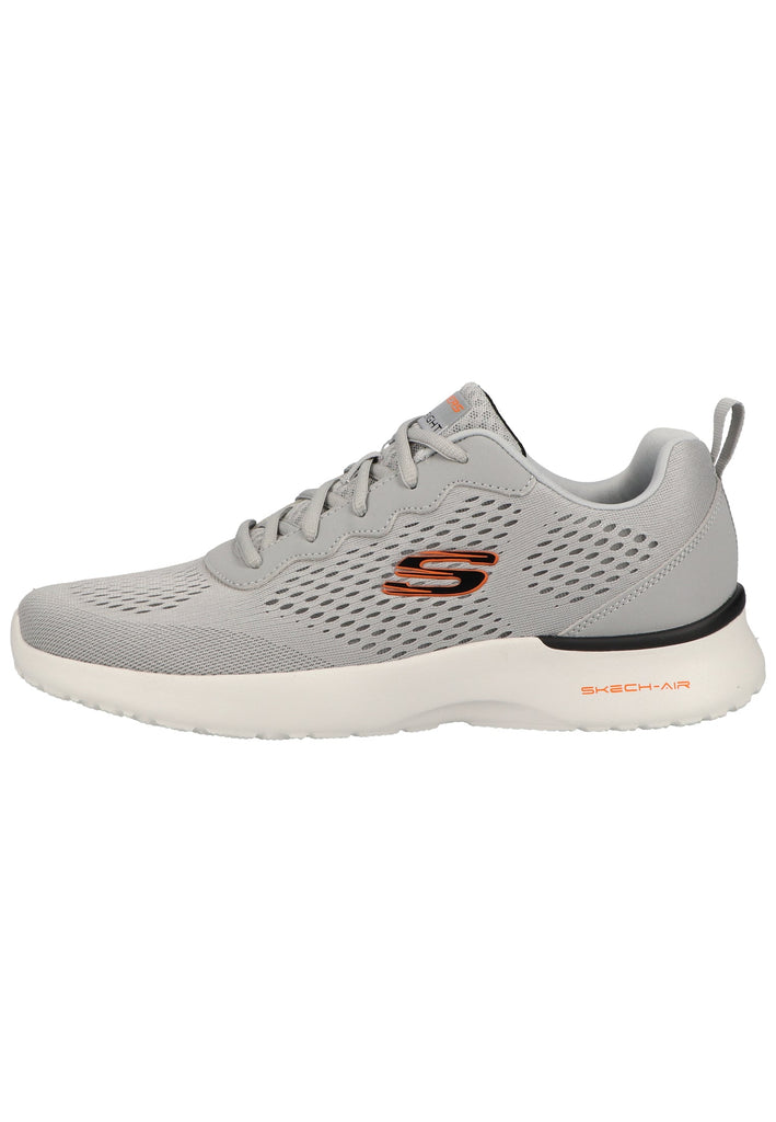 Skechers Sneaker Lederimitat/Mesh Grau - surf4shoes