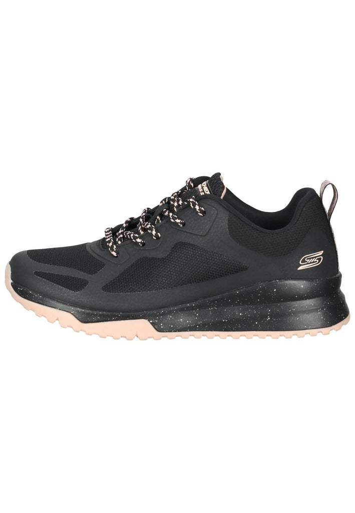 Skechers Sneaker Lederimitat Schwarz - surf4shoes