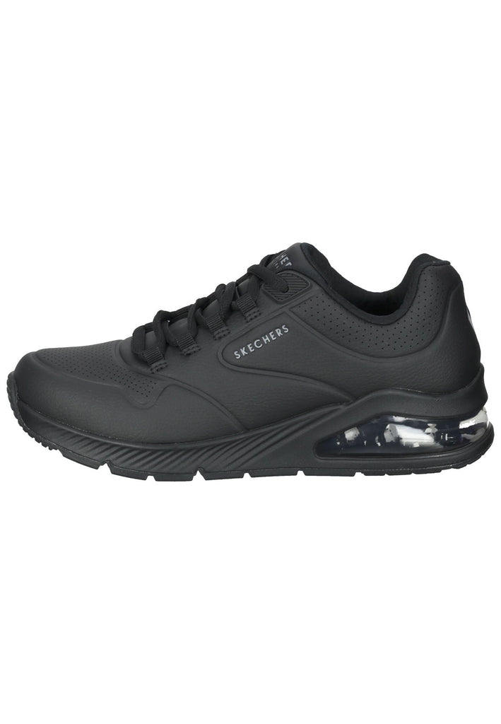 Skechers Sneaker Lederimitat Schwarz - surf4shoes