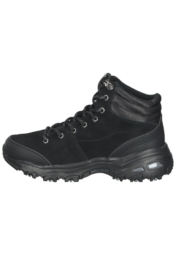 Skechers Stiefelette Leder Schwarz - surf4shoes