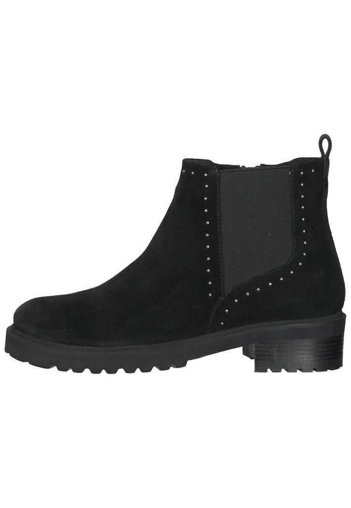 SPM Stiefelette Veloursleder Schwarz - surf4shoes
