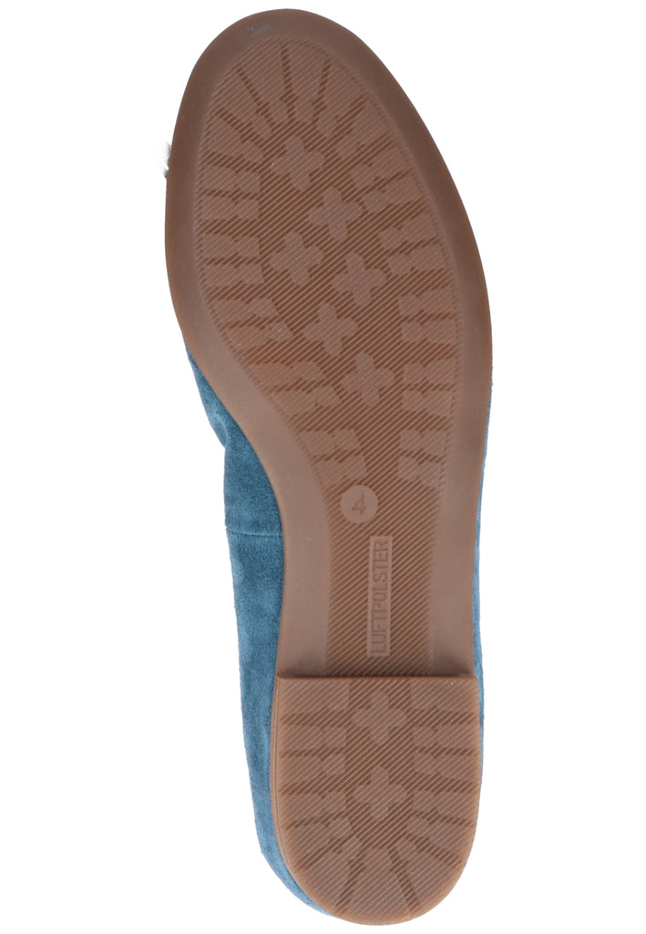 ara Ballerinas Leder Blau - surf4shoes